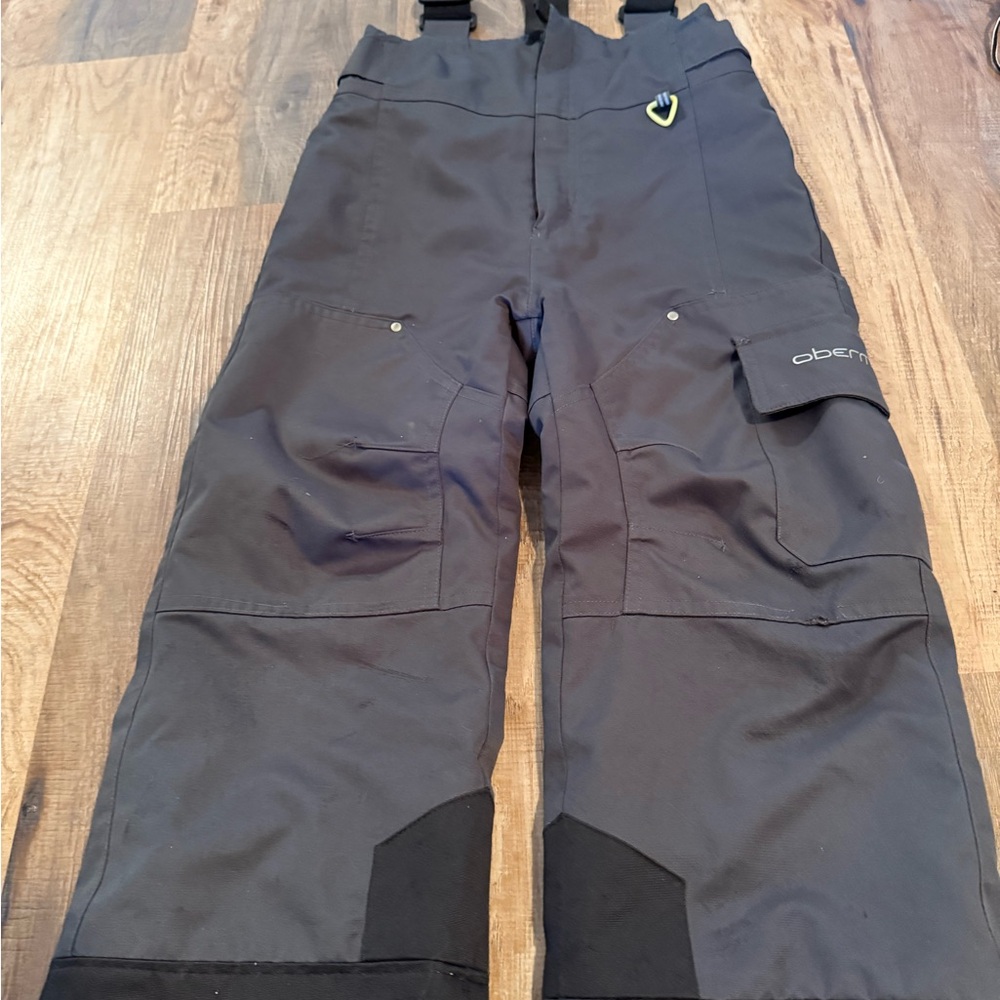 Obermeyer Kids Dark Grey Snow Pants Size 5
